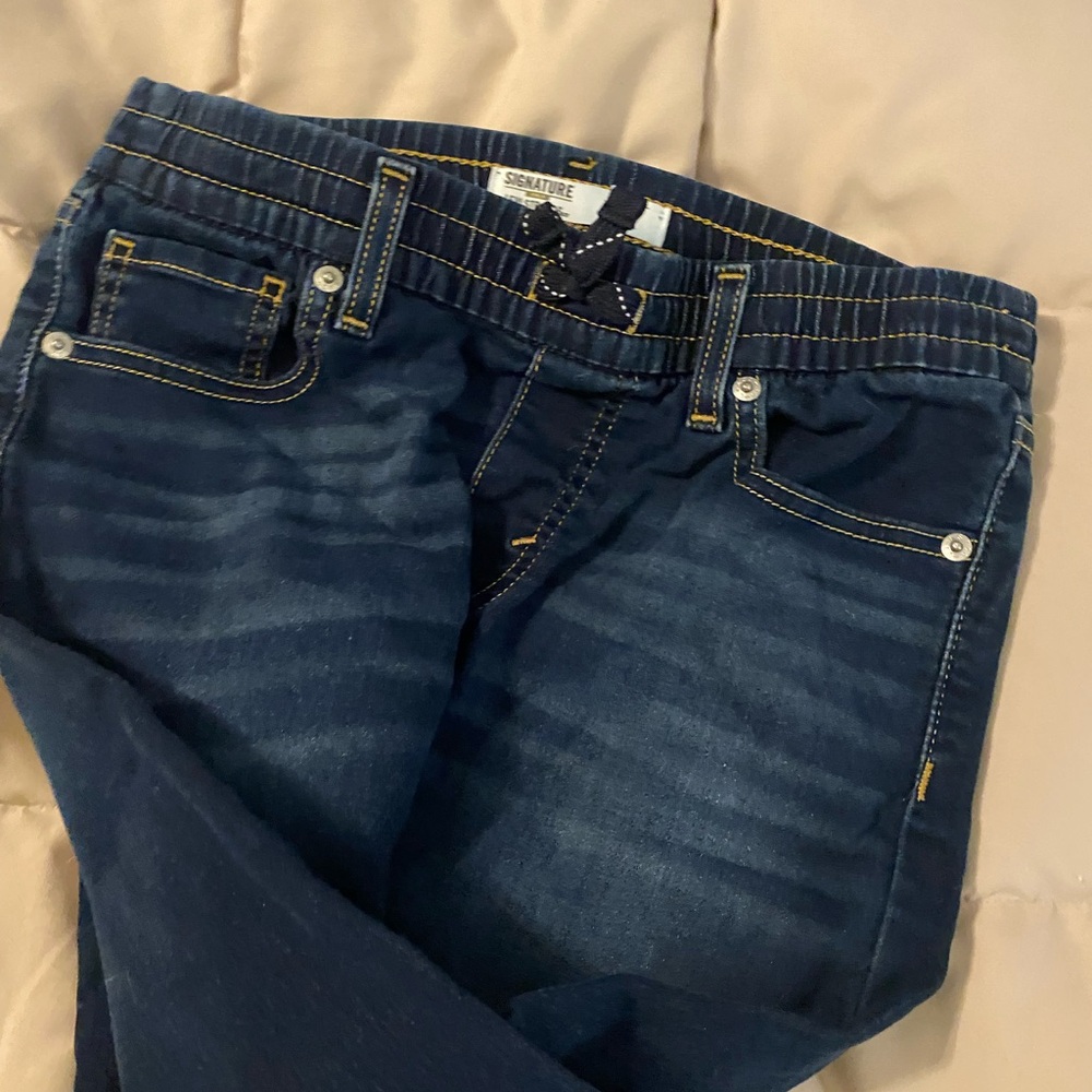 Signature by Levi Strauss Kids Dark Blue Jeans